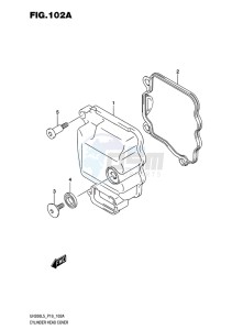 UH200 BURGMAN EU drawing CYLINDER HEAD COVER