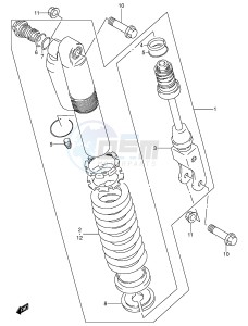 RM80 (P3-P28) drawing REAR SHOCK ABSORBER (TYPE Y)