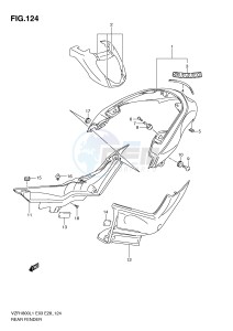 VZR1800 (E3) INTRUDER drawing REAR FENDER (VZR1800ZL1 E33)