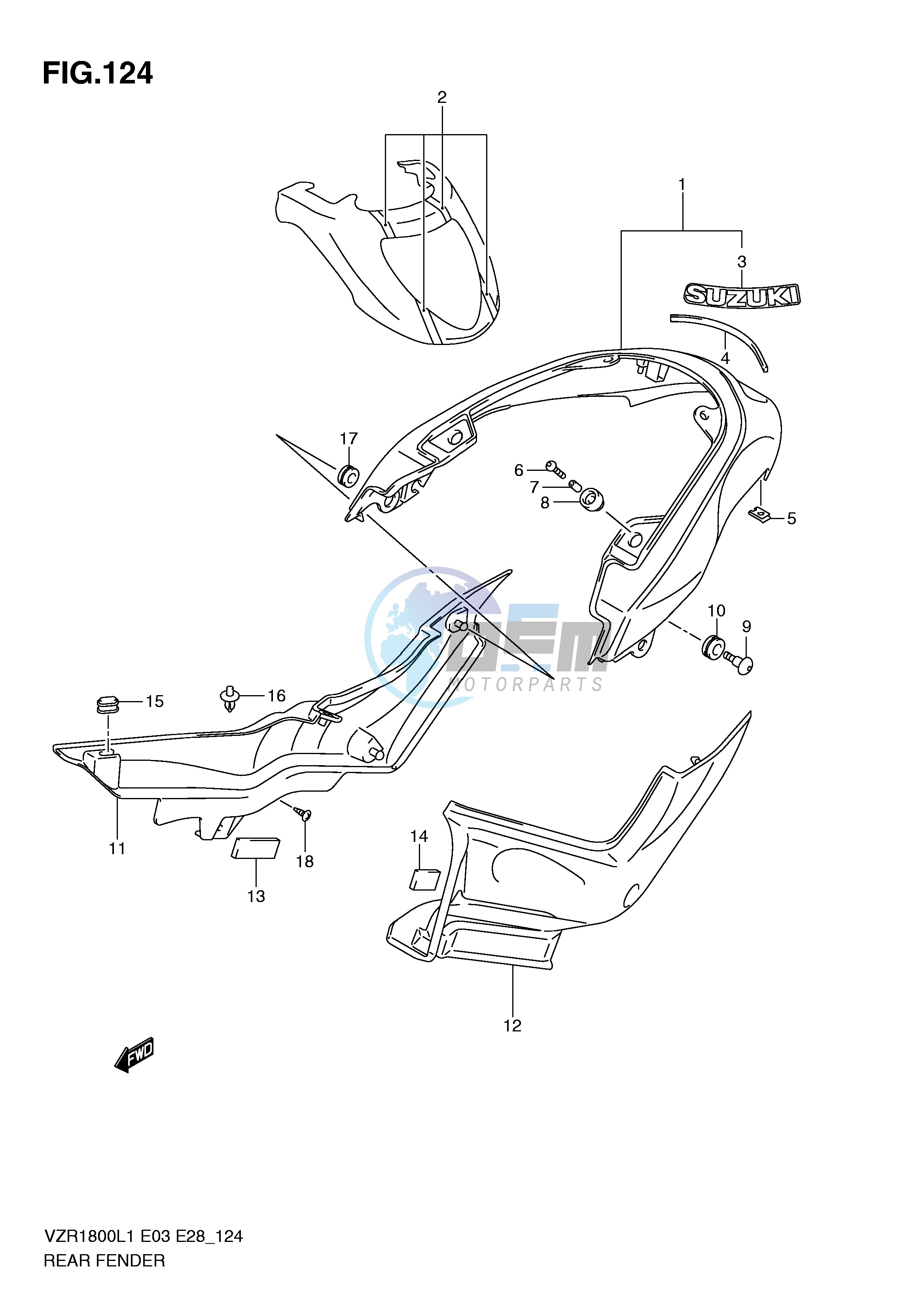 REAR FENDER (VZR1800ZL1 E33)