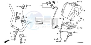 TRX420TEB drawing HANDLE PIPE