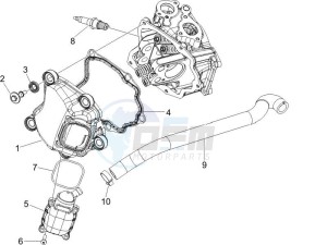 Carnaby 200 4t e3 drawing Cylinder head cover