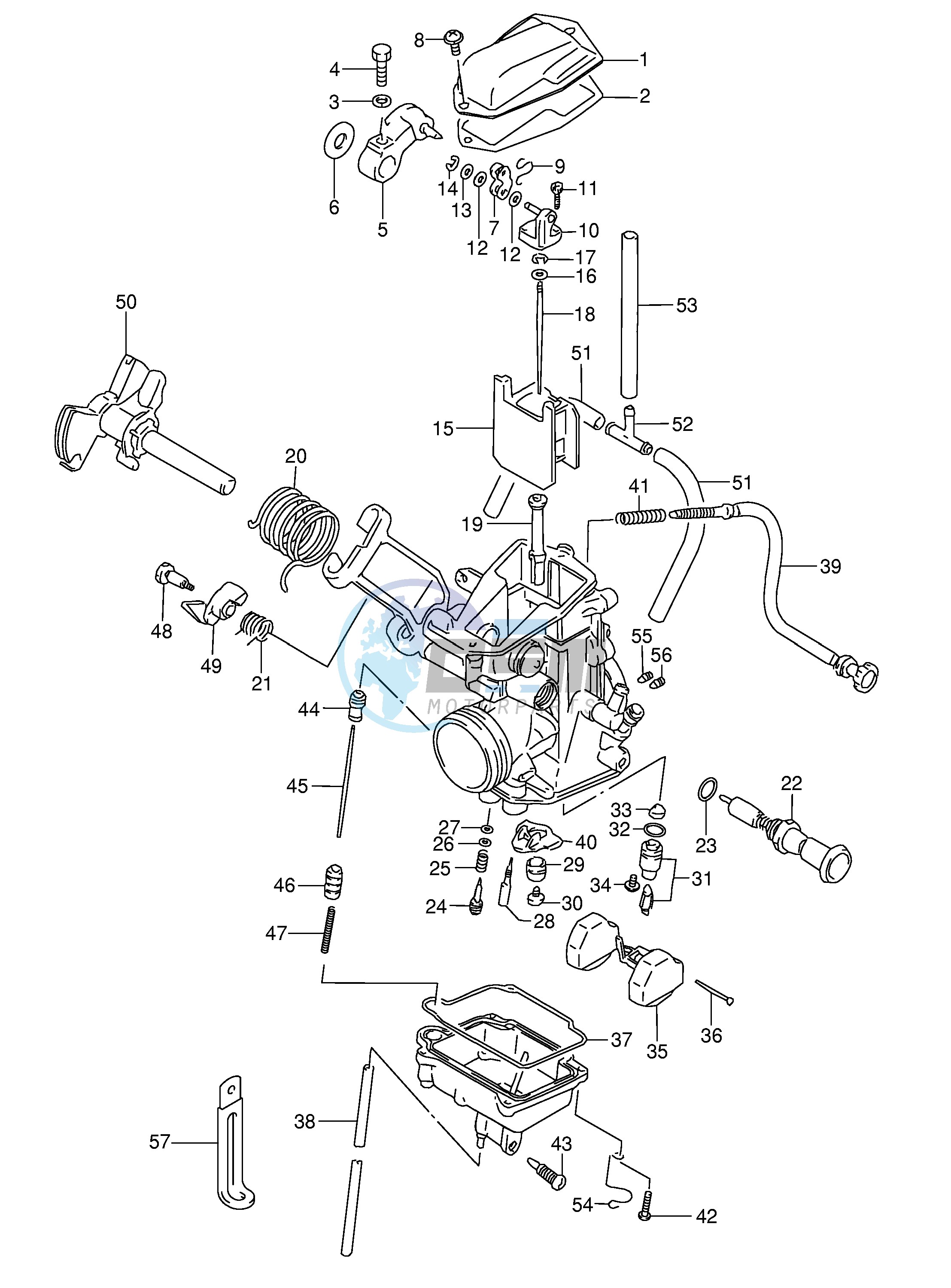 CARBURETOR (MODEL L M N P)