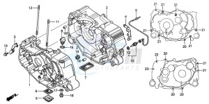 TRX350TM RANCHER S drawing CRANKCASE