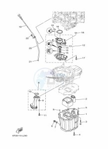 F250HETX drawing VENTILATEUR-DHUILE