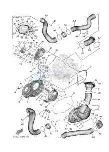 YXF1000EW YX10FRPAP (B4JF) drawing CRANKCASE COVER 1