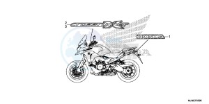 VFR800XF CrossRunner 2ED drawing MARK