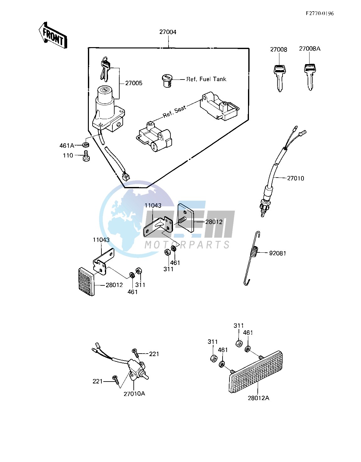 IGNITION SWITCH_LOCKS_REFLECTORS