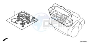 CB600FA9 France - (F / ABS CMF) drawing GASKET KIT A