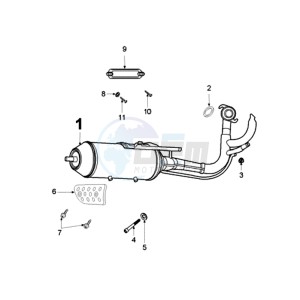 LUDIX 10 RBA ONE drawing EXHAUST