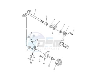 WR F 450 drawing SHIFT SHAFT