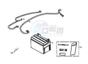 FIDDLE II 50 drawing BATTERY / TOOLKIT