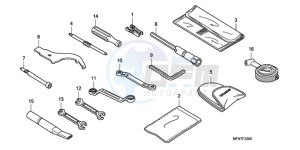 CB1000R9 UK - (E / MPH) drawing TOOLS