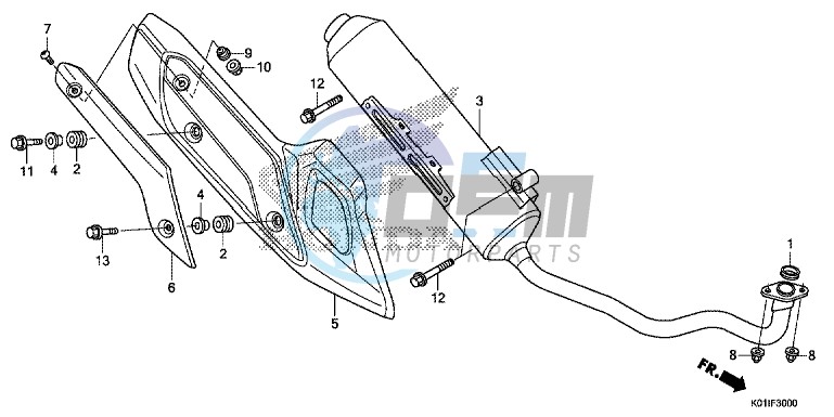 EXHAUST MUFFLER