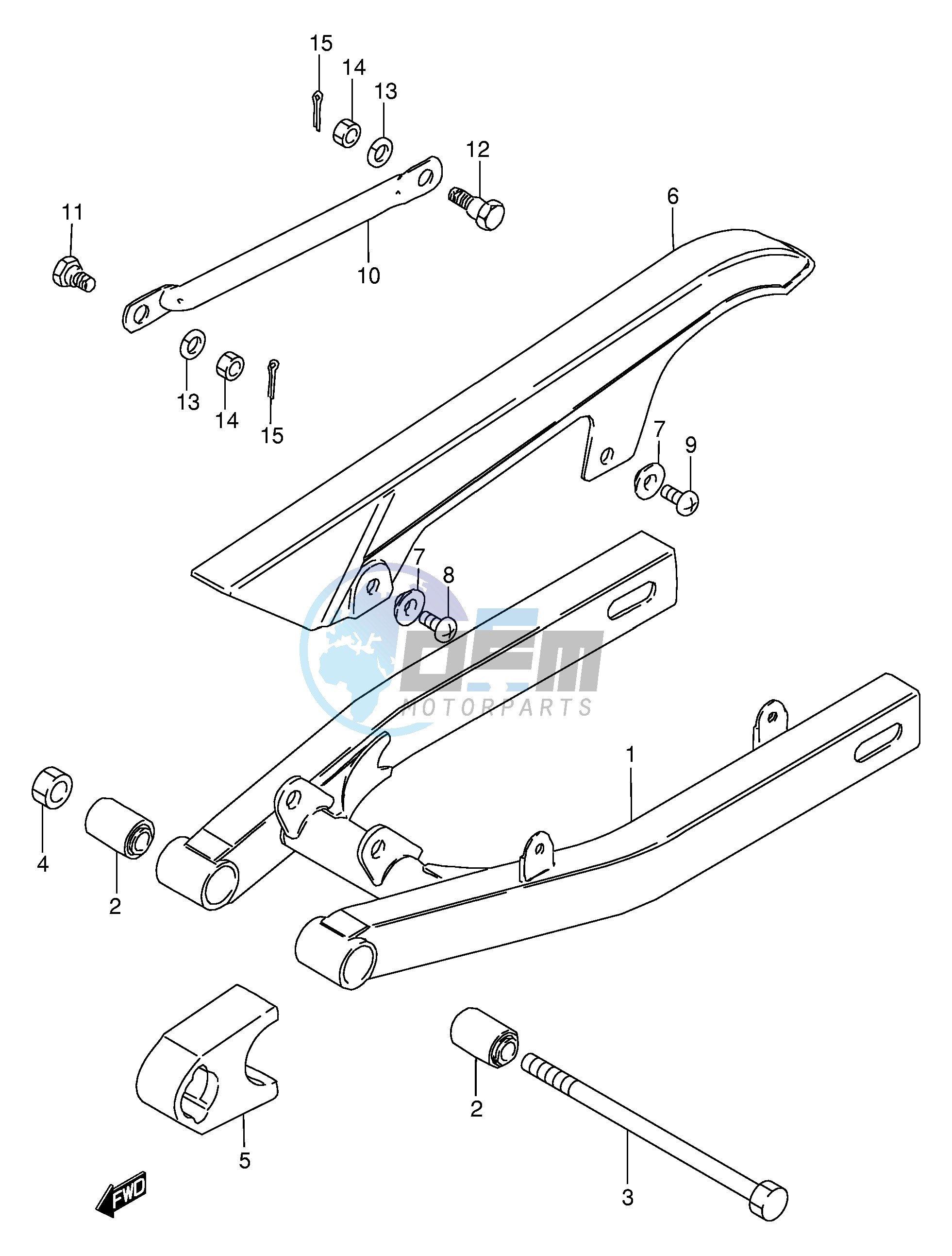 REAR SWINGING ARM