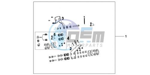 MC NAVI BRACKET CBF600