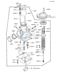 KE 100 B [KE100] (B1-B5) [KE100] drawing CARBURETOR -- KE100-B1_B2_B3_B4- -