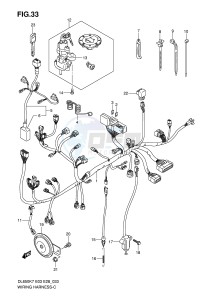 DL650 (E3-E28) V-Strom drawing WIRING HARNESS (DL650K7)