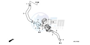 CBR1000RR9 Europe Direct - (ED / MME) drawing AIR INJECTION CONTROL VALVE