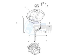 RS4 50 2T E4 (APAC, EMEA) drawing Fuel tank