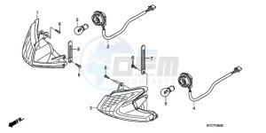 XL125VA EU / CMF - (EU / CMF) drawing WINKER