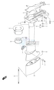 DF 4 drawing Drive Shaft Housing