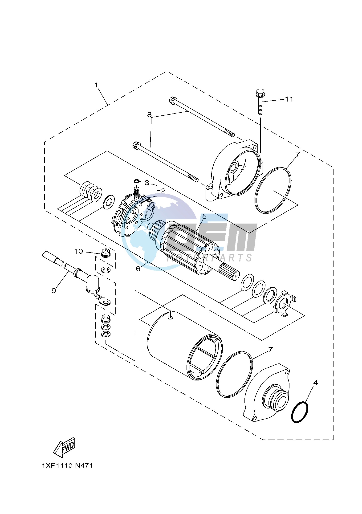 STARTING MOTOR