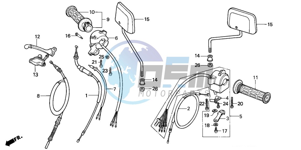 HANDLE LEVER/SWITCH