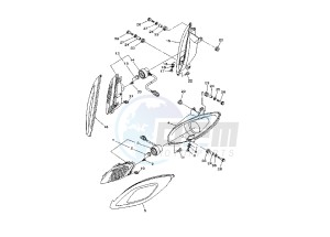 YFM RR RAPTOR 660 drawing HEADLIGHT