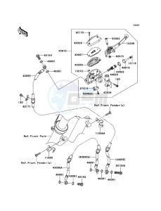 ER-6N ER650CBF GB XX (EU ME A(FRICA) drawing Front Master Cylinder