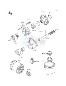 ZX 750 K [NINJA ZX-7R] (K1-K2) [NINJA ZX-7R] drawing OIL PUMP