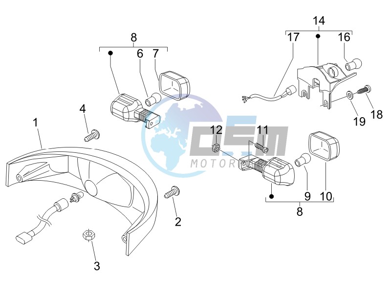 Tail light - Turn signal lamps