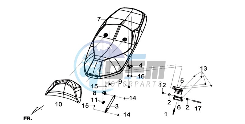 BUDDYSEAT / REAR LUGGAGE FRAME /