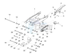 SX 125 E4 (EMEA) drawing Big fork