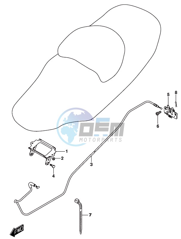 SEAT SUPPORT BRACKET