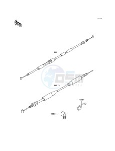 KX 125 H [KX125] (H1-H2) [KX125] drawing CABLE