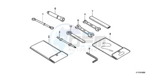 CBR125RSC drawing TOOL