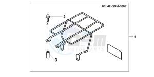 SFX50SMM drawing REAR CARRIER(SFX)