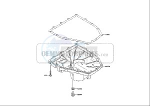 ZX-6R NINJA - 636 cc (EU) drawing OIL PAN