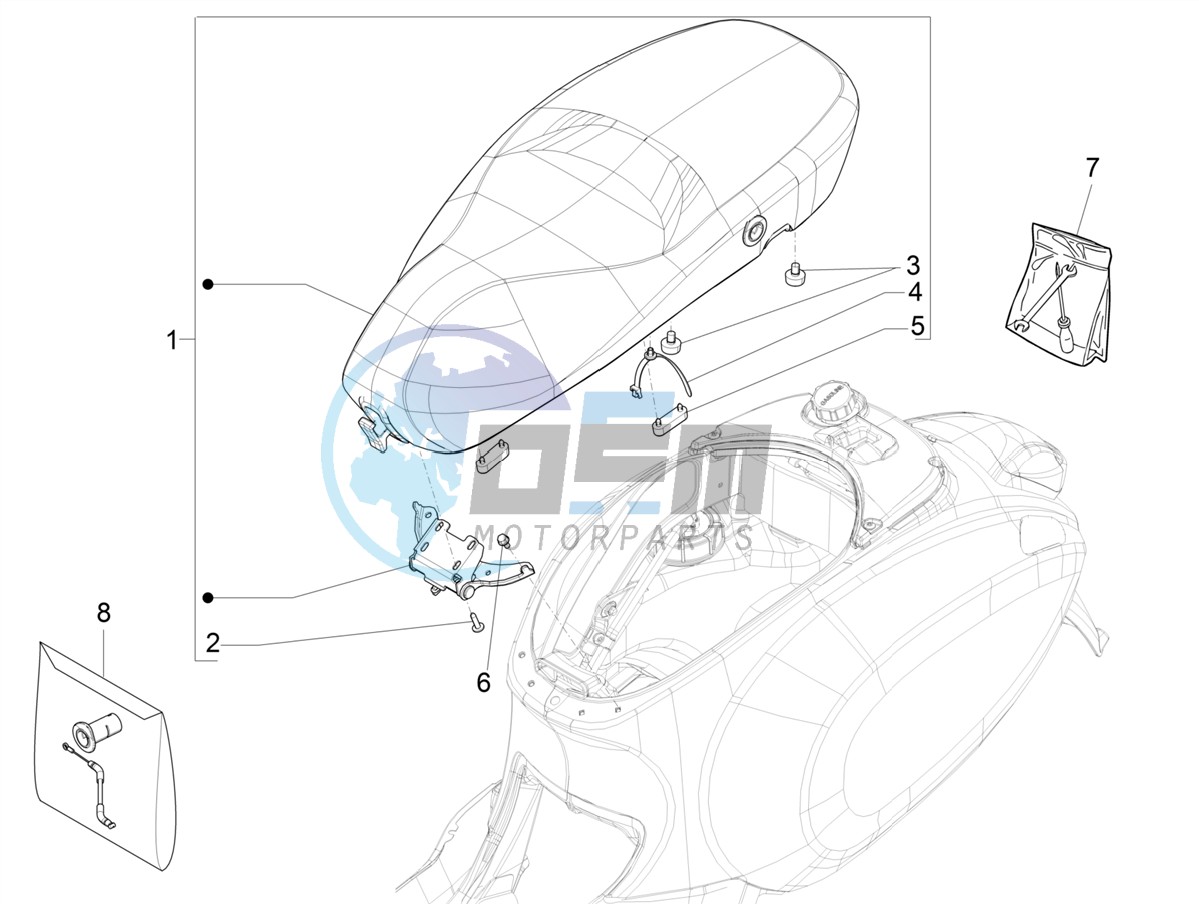 Saddle/seats