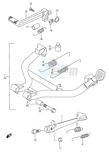 GSF600 (E2) Bandit drawing STAND (MODEL W X)