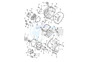 YZF R1 1000 drawing CRANKCASE COVER