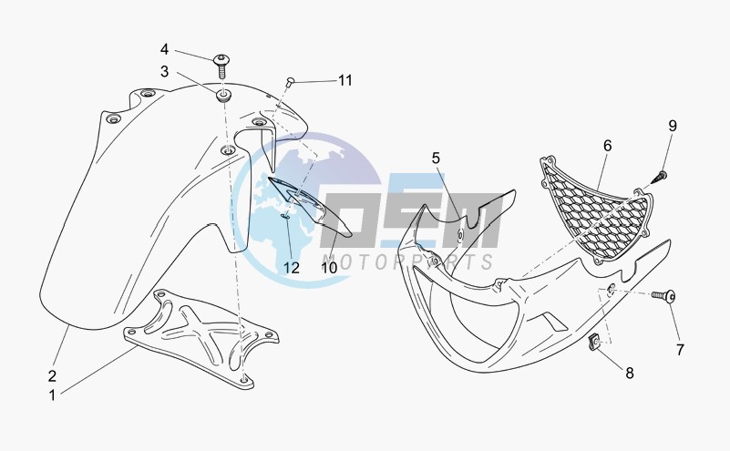 Front body - front mudguard