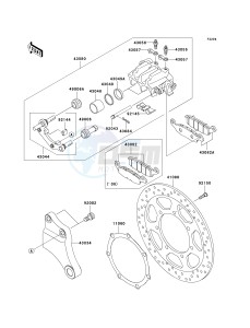 VN 2000 A [VULCAN 2000] (A6F-A7F) A6F drawing REAR BRAKE