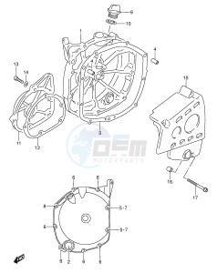 RF600R (E2) drawing CRANKCASE COVER