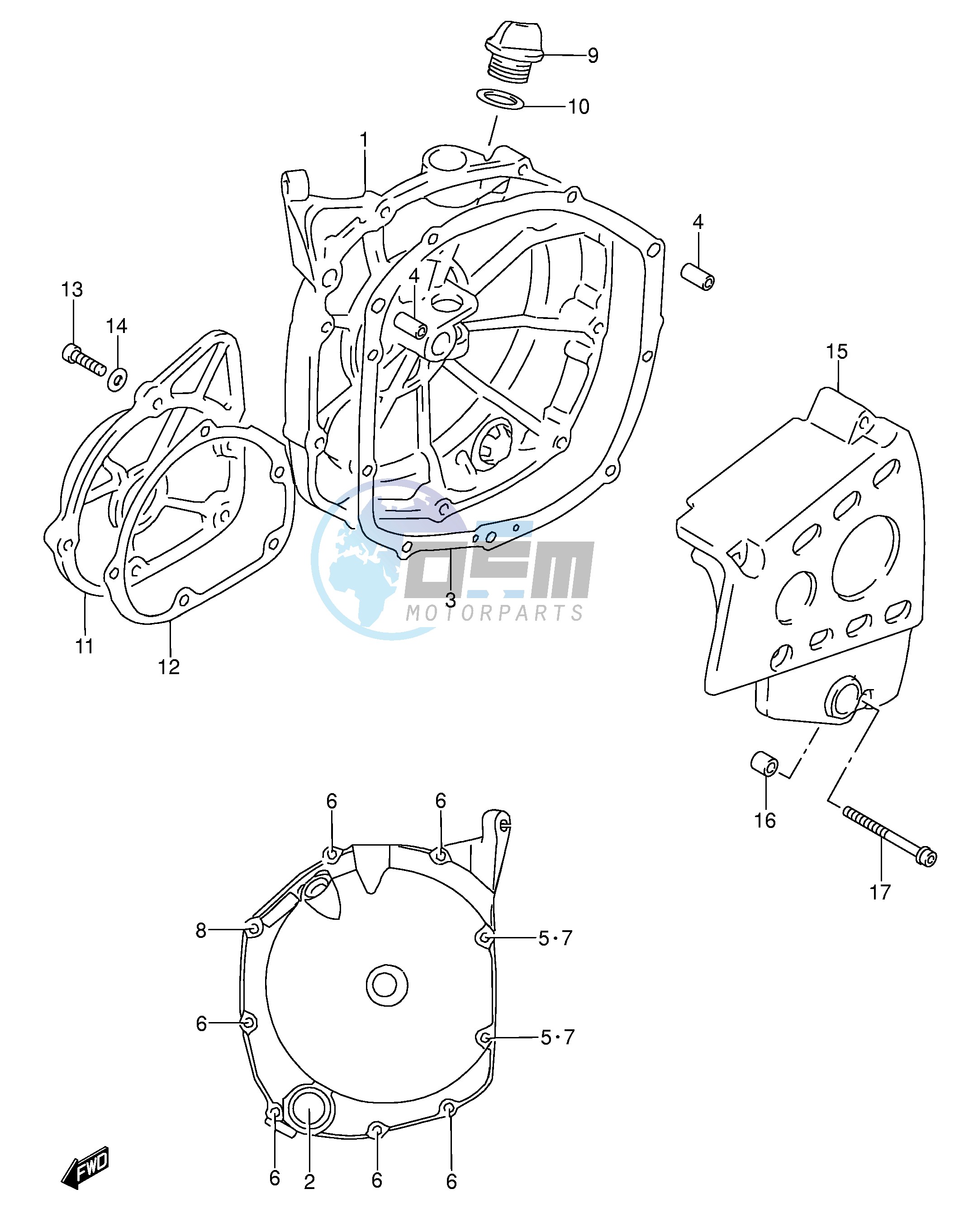 CRANKCASE COVER