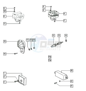 WIZZ-RD_25-45kmh_X-K1 50 X-K1 drawing Electrical equipment