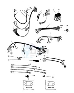 W1 W2 TT SS [COMMANDER) (TT-SS ) 650 [COMMANDER) drawing CHASSIS ELECTRICAL EQUIPMENT