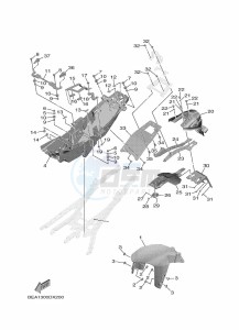 XSR900 MTM890 (BEA7) drawing FENDER