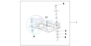 CBF600NA drawing REAR CARRIER BRACKET